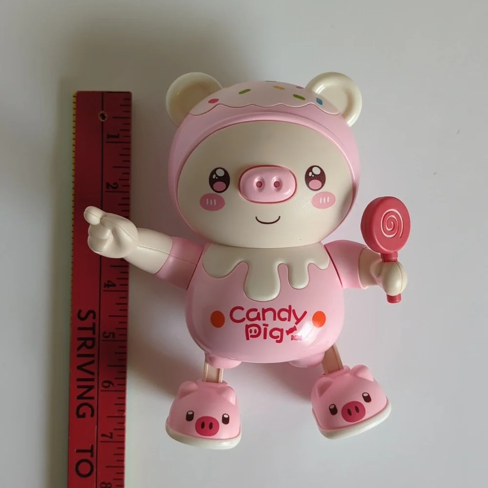 Candy Pig dancing singing lights and music playing toy fun pig baby kids